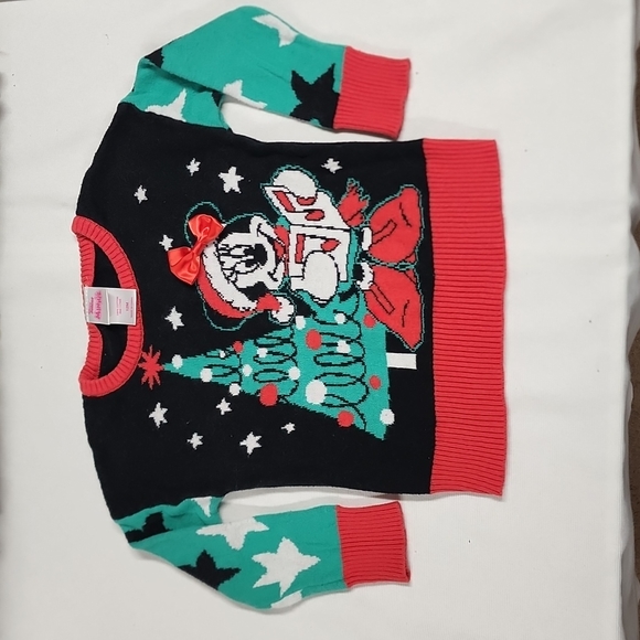 Minne Mouse Disney infant girl's Christmas sweater size 12mth - Picture 1 of 9